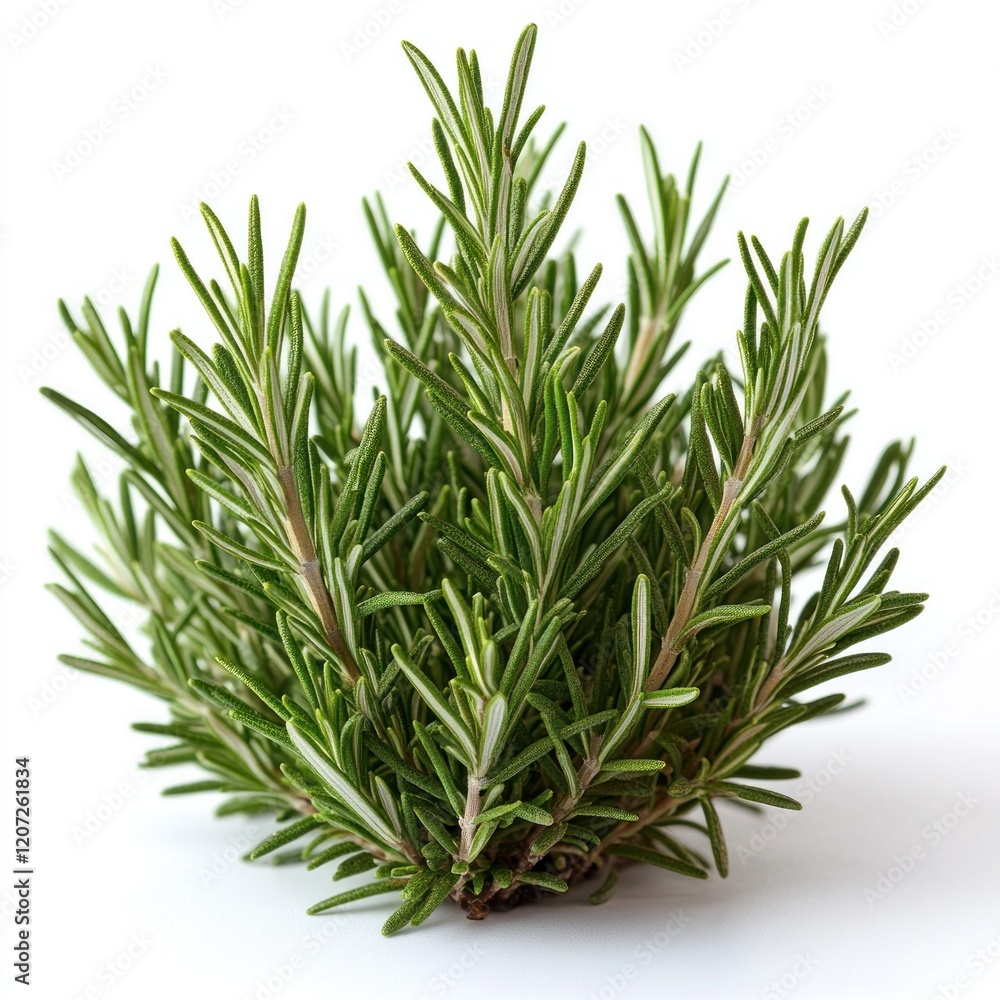 Fresh Rosemary Sprig: Aromatic Herb Close-Up Fresh Rosemary Sprig: Aromatic Herb Close-Up