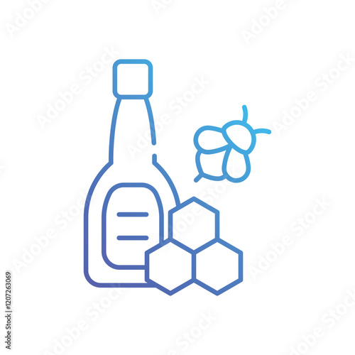 Honey Liqueur vector icon