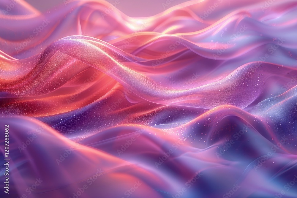 Abstract Pink and Purple Wavy Fabric Texture Abstract Pink and Purple Wavy Fabric Texture