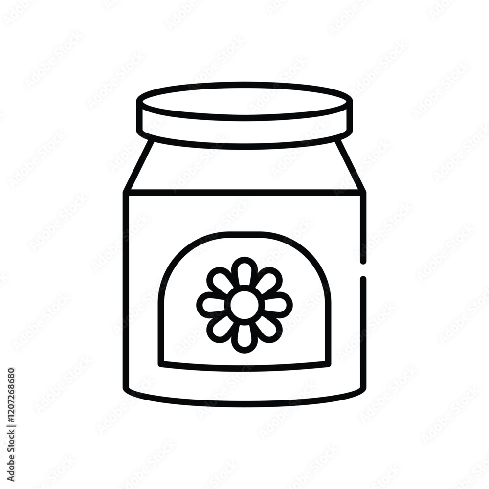 Wildflower Honey vector icon Wildflower Honey vector icon