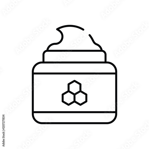 Honey Scrub vector icon