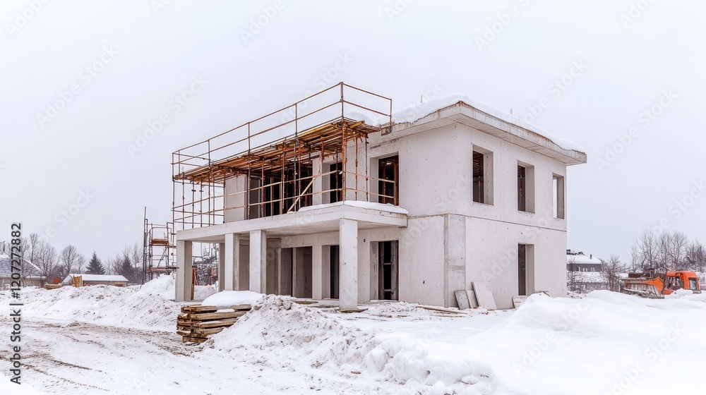 An old house stands proudly, adorned with scaffolding, revealing a blend of history and renovation, inviting curiosity and stories of the past. An old house stands proudly, adorned with scaffolding, revealing a blend of history and renovation, inviting curiosity and stories of the past.