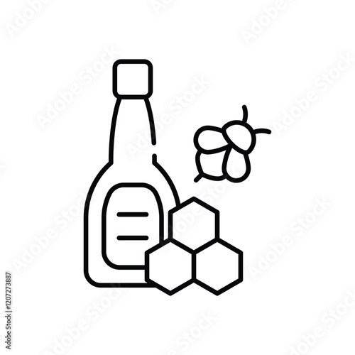 Honey Liqueur vector icon