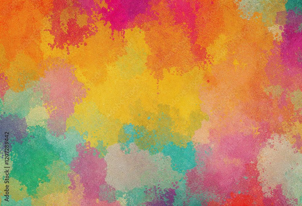 A colorful painting with a lot of different colors and patterns. The painting is full of life and energy, and it seems to be a representation of the beauty of nature. The colors are bright and vibrant A colorful painting with a lot of different colors and patterns. The painting is full of life and energy, and it seems to be a representation of the beauty of nature. The colors are bright and vibrant
