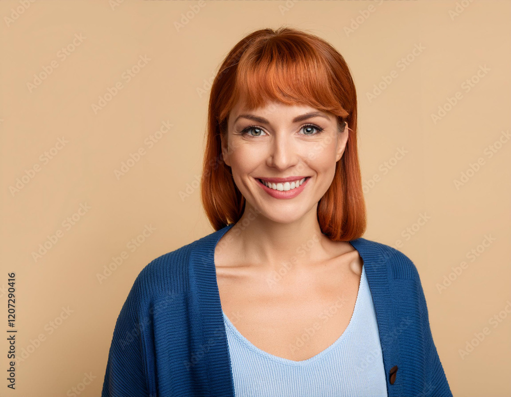 Obraz premium Portrait of a smiling woman