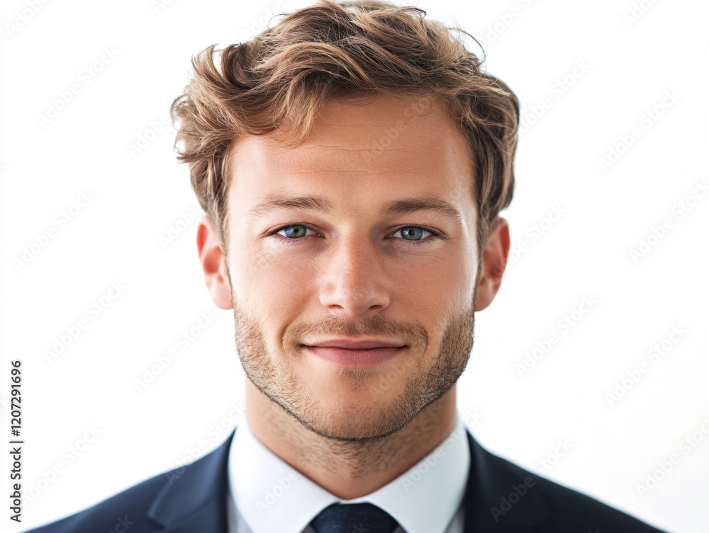 Confident Young Businessman Portrait Professional Success Confident Young Businessman Portrait Professional Success