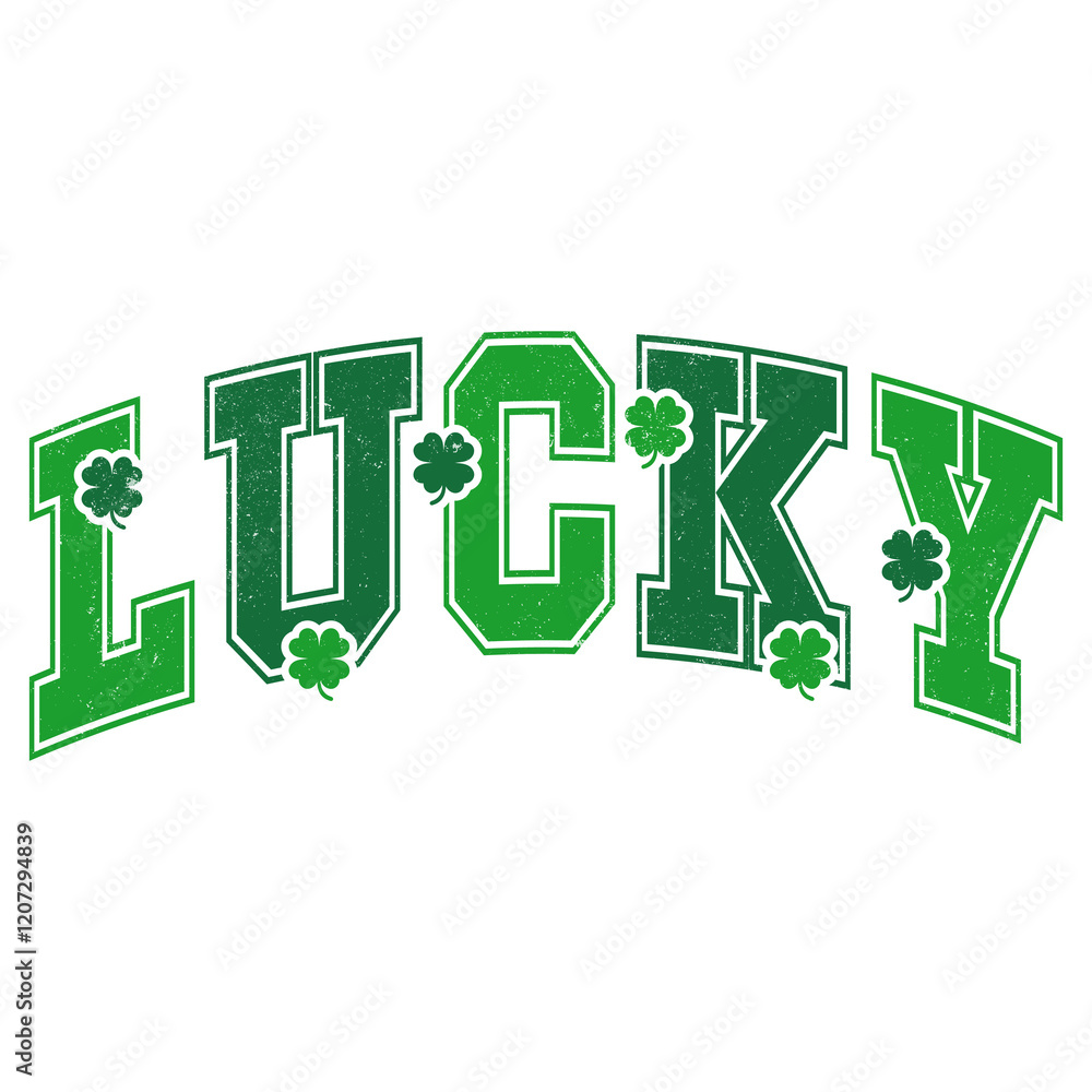Retro St. Patrick’s Day Coquette design Retro St. Patrick’s Day Coquette design