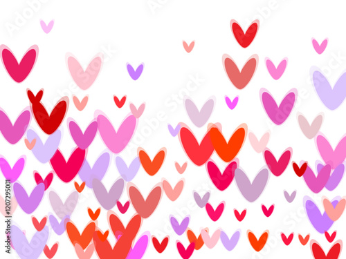 seamless pattern with hearts