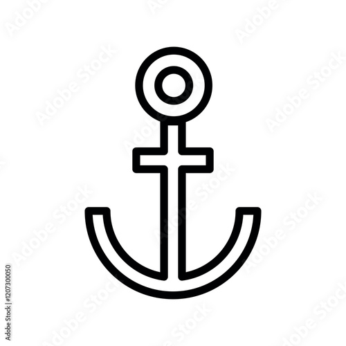 Anchor vector icon