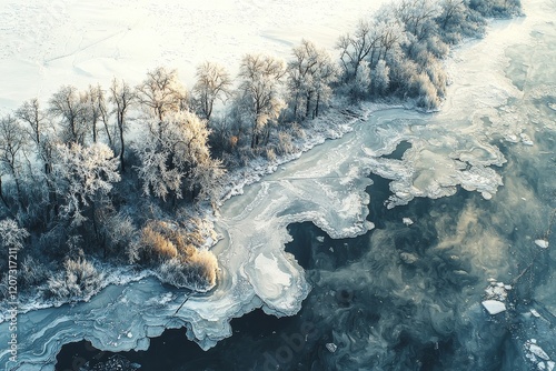 In Siberia, Russia, Yakutsk in the Sakha Republic offers a barren landscape photo