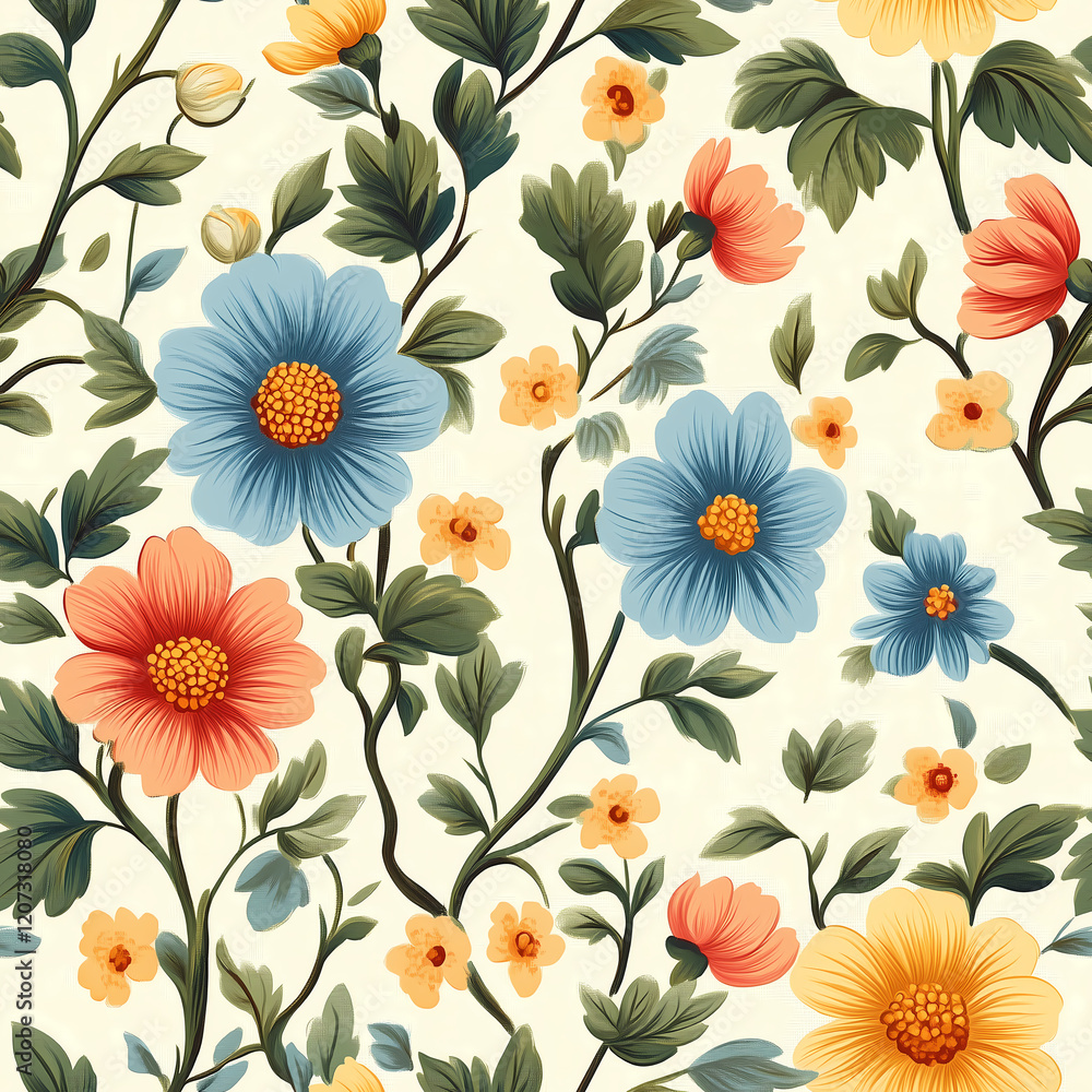 A seamless pattern designed in an Eastern style, Seamless design allows for a perfectly continuous pattern with no visible seams. A seamless pattern designed in an Eastern style, Seamless design allows for a perfectly continuous pattern with no visible seams.