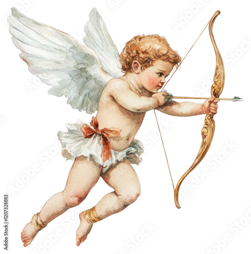 PNG Cupid bow illustration valentine. photo