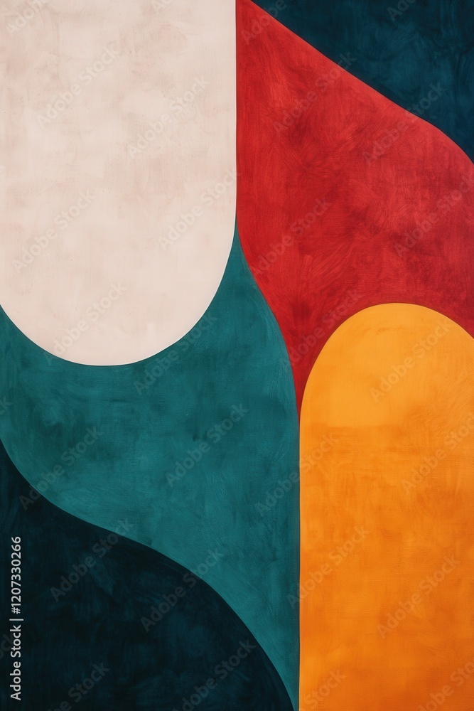 Abstract shapes and colors blended together, showcasing modern design and artistic expression in a vibrant composition for contemporary interiors or digital backgrounds. Abstract shapes and colors blended together, showcasing modern design and artistic expression in a vibrant composition for contemporary interiors or digital backgrounds.