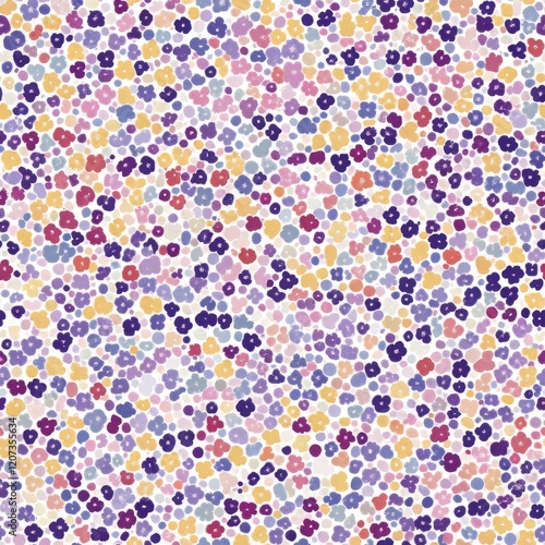 A Colorful Pattern Of Small Scattered Flowers