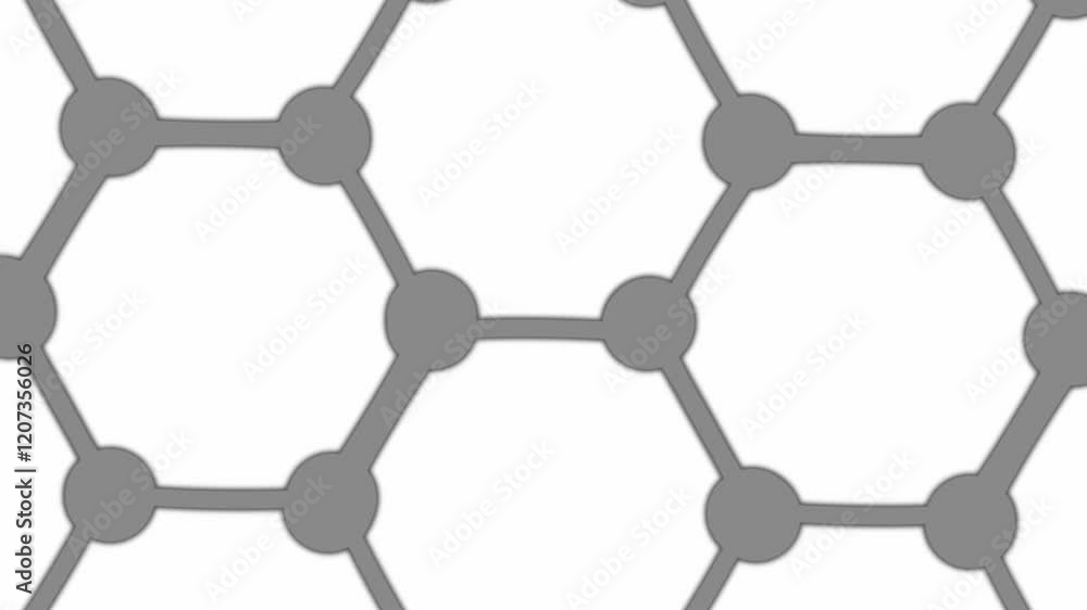 Graphene Loop in a 3D animation. Graphene Loop in a 3D animation.
