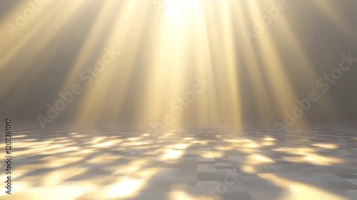 3D effect lighting golden light like sun type light effect motion