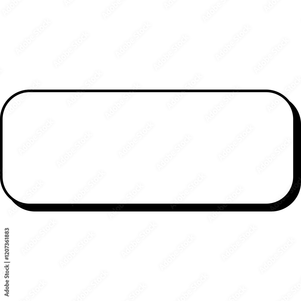 Simple Frame, Speech Bubble, Decoration Frame Title. Vector Icon Simple Frame, Speech Bubble, Decoration Frame Title. Vector Icon