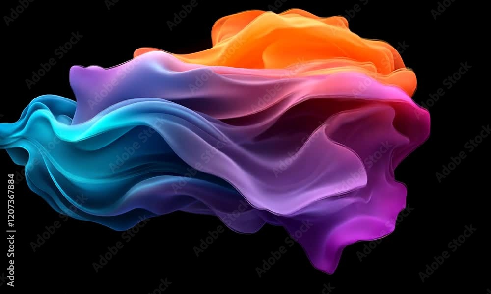Tech Art Abstract Creative Colorful Fluid kv visual design Tech Art Abstract Creative Colorful Fluid kv visual design