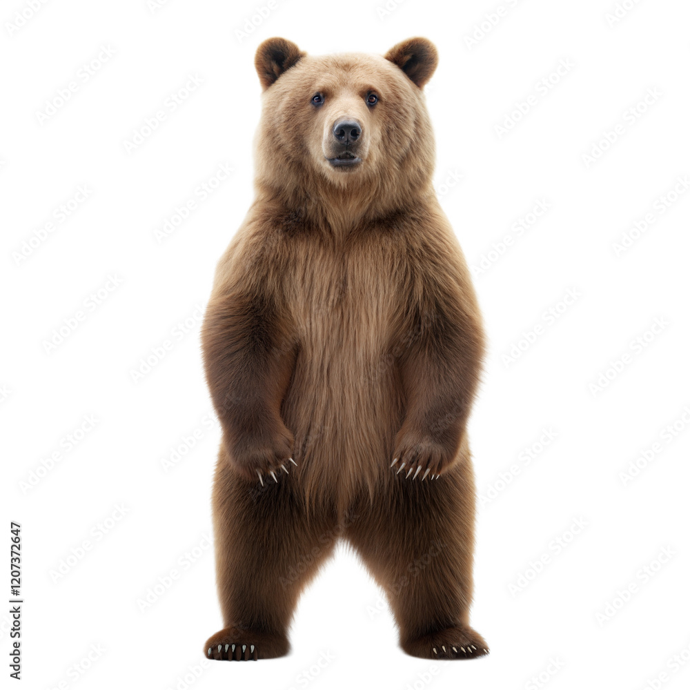 Fototapeta premium Brown Bear AI Generated Image