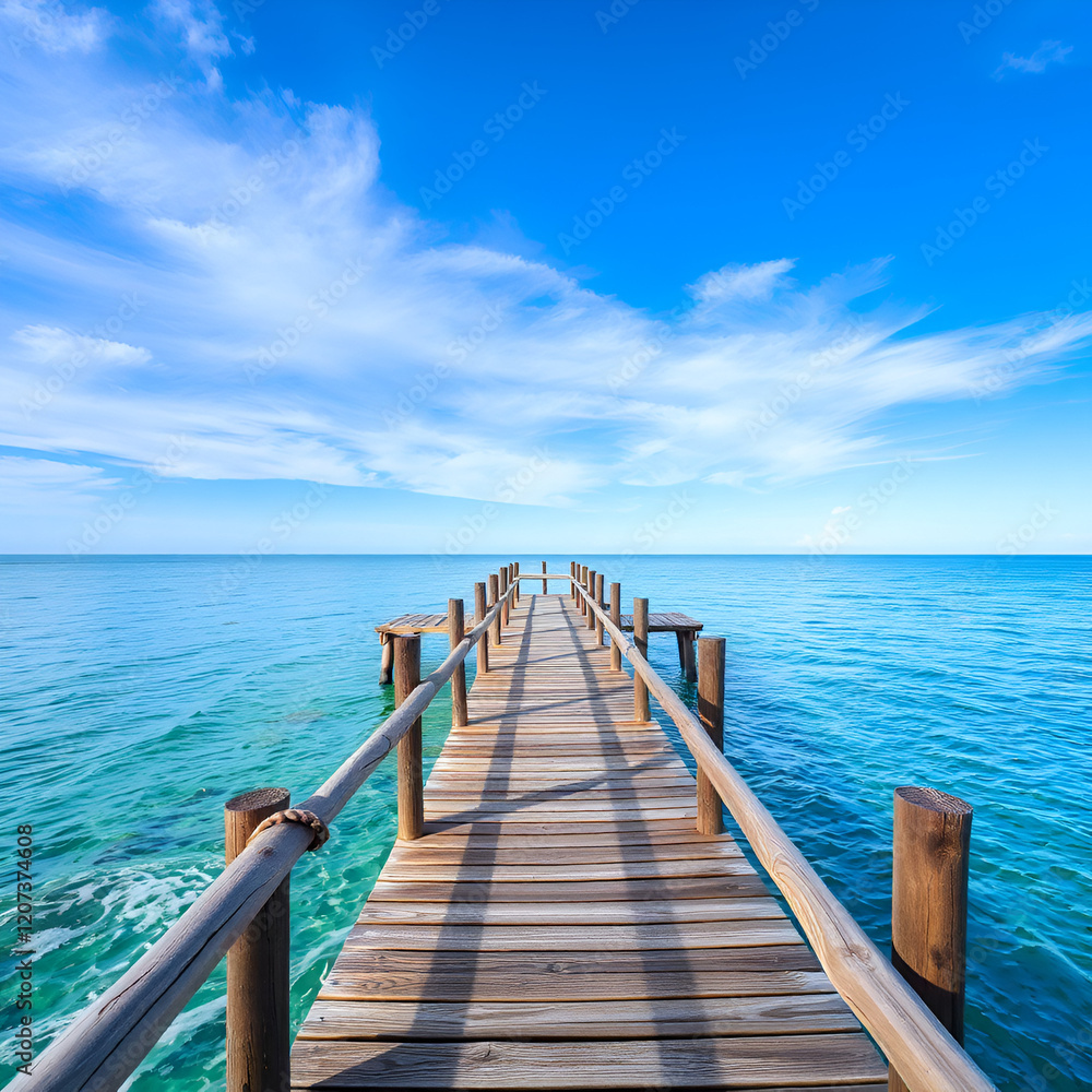 Fototapeta premium pier on the sea