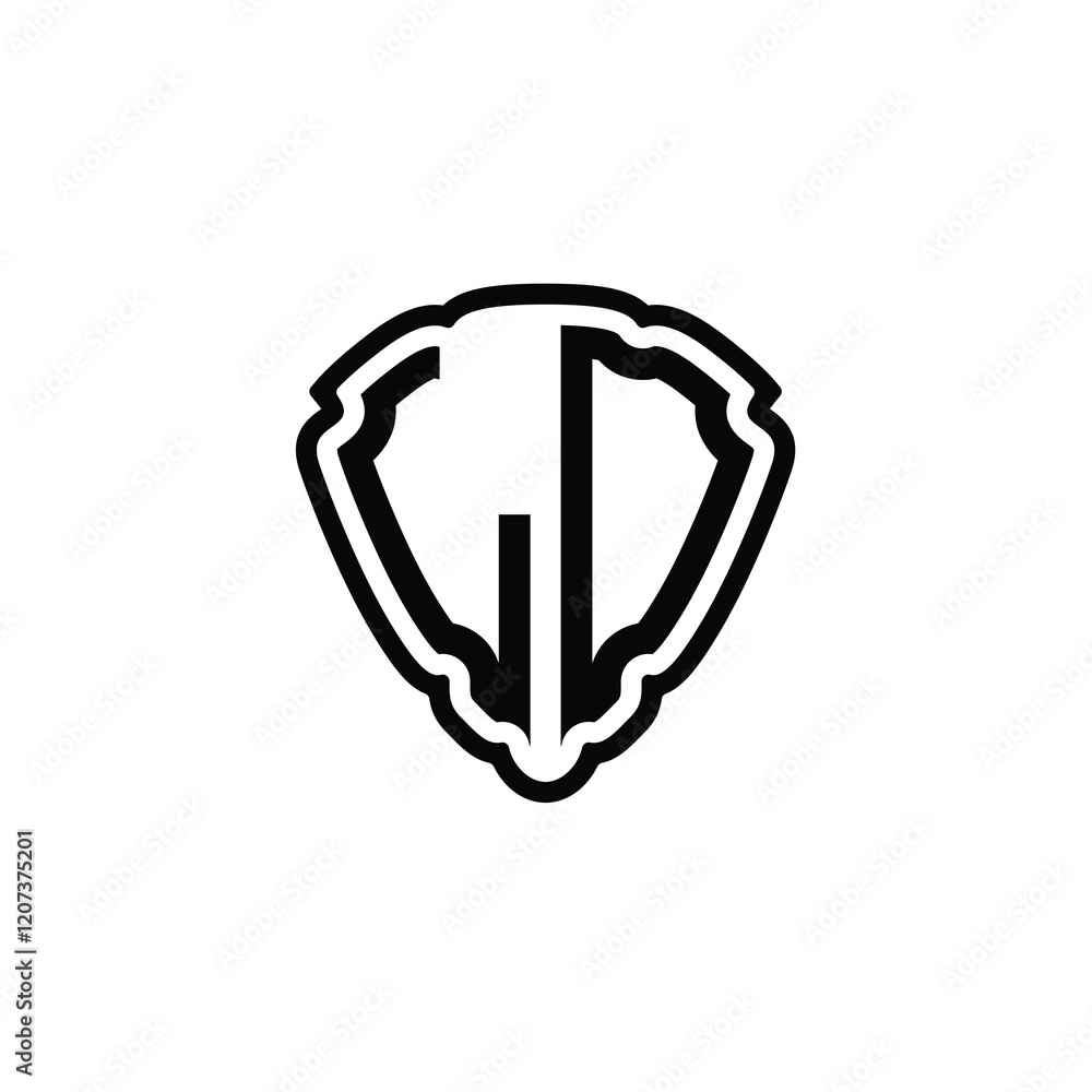 LD monogram logo design letter text name symbol monochrome logotype alphabet character simple logo LD monogram logo design letter text name symbol monochrome logotype alphabet character simple logo