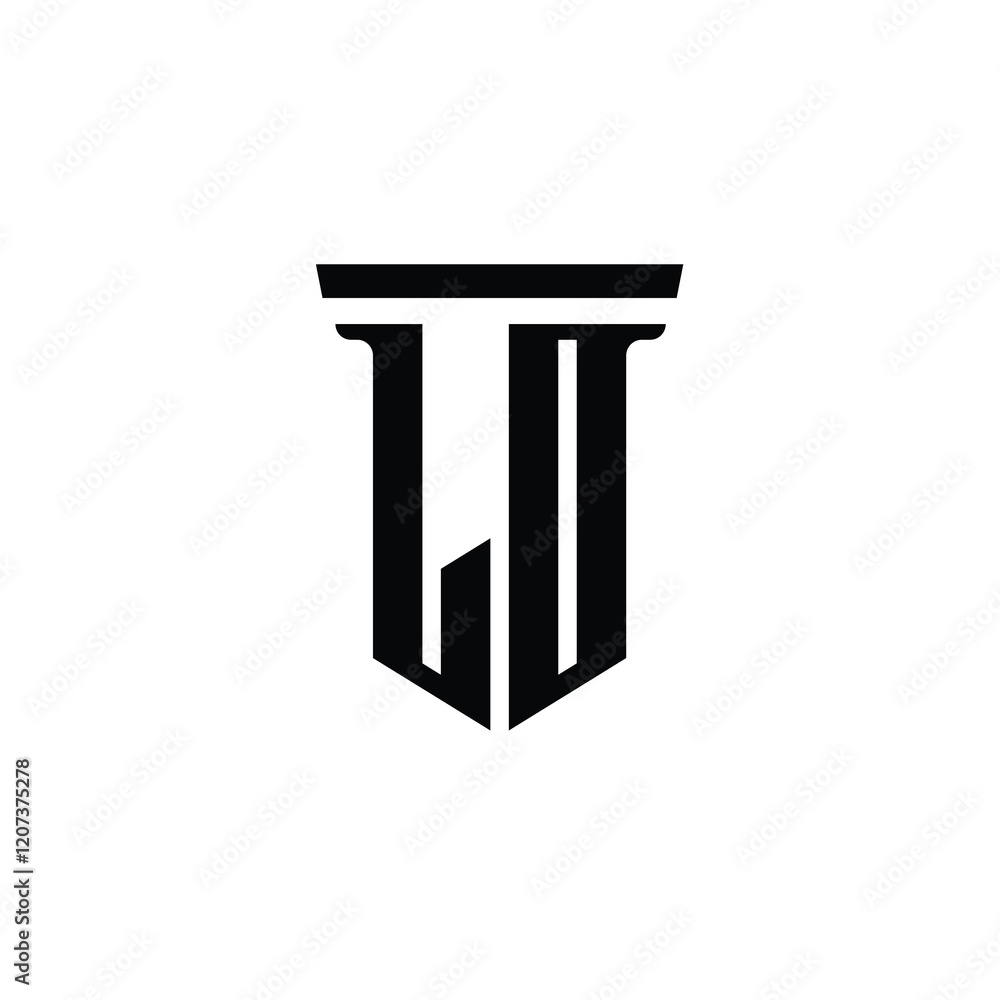LD monogram logo design letter text name symbol monochrome logotype alphabet character simple logo LD monogram logo design letter text name symbol monochrome logotype alphabet character simple logo