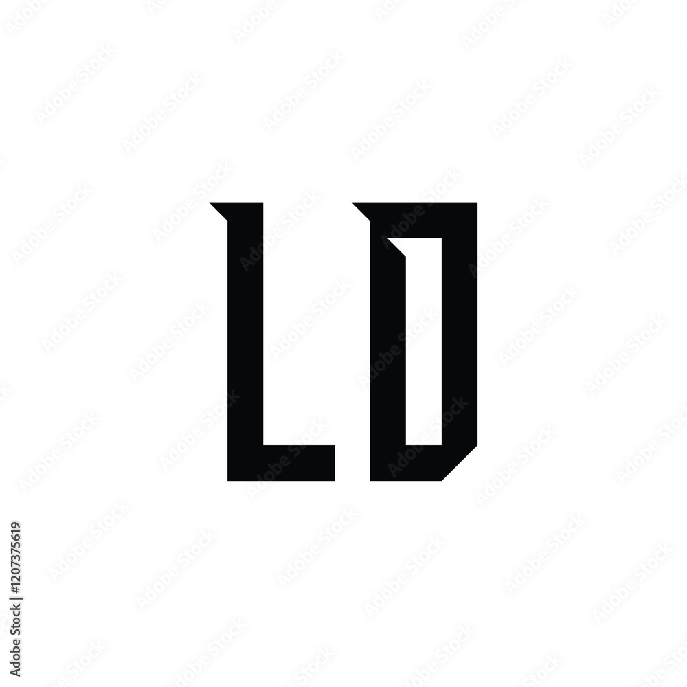 LD monogram logo design letter text name symbol monochrome logotype alphabet character simple logo LD monogram logo design letter text name symbol monochrome logotype alphabet character simple logo
