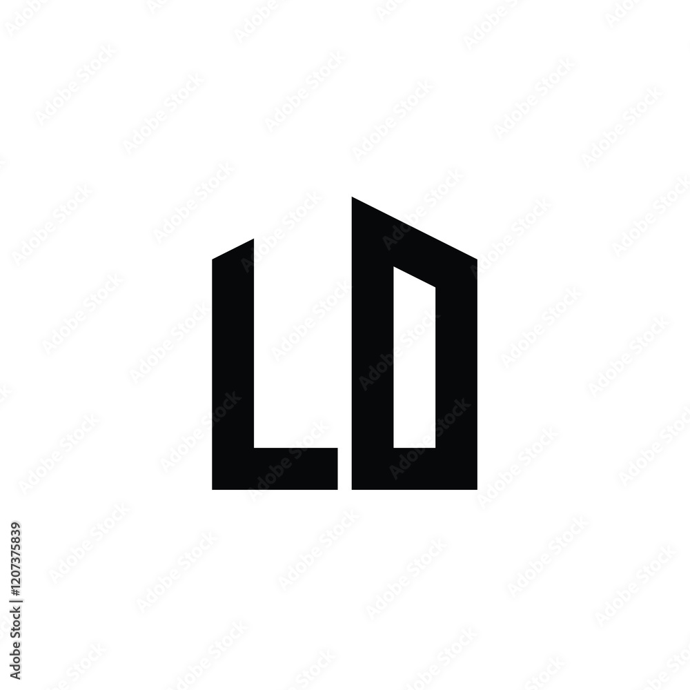 LD monogram logo design letter text name symbol monochrome logotype alphabet character simple logo LD monogram logo design letter text name symbol monochrome logotype alphabet character simple logo