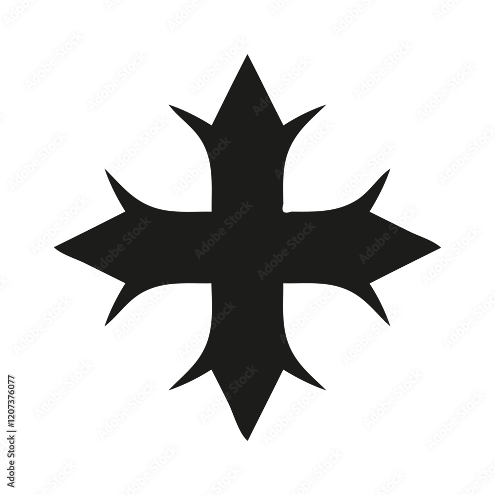 Ornate Christian Cross Design for Spiritual Imagery Ornate Christian Cross Design for Spiritual Imagery