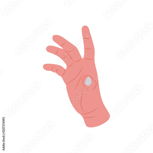 Catching Hand Gesture Icon, Vector illustration