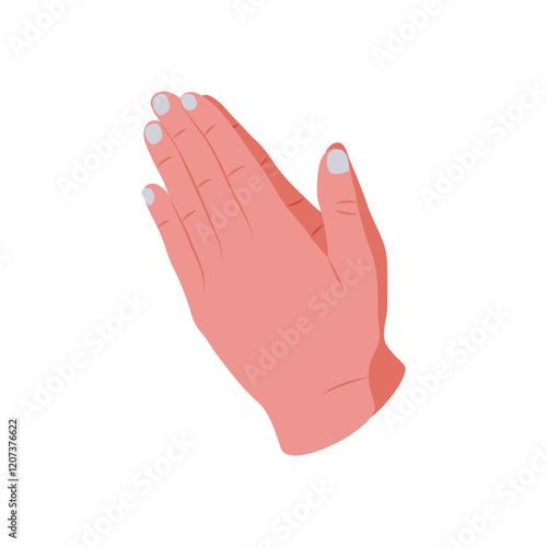 Sorry Hand Gesture Icon, Vector illustration