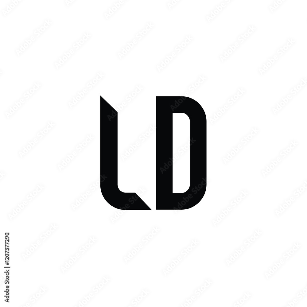 LD monogram logo design letter text name symbol monochrome logotype alphabet character simple logo LD monogram logo design letter text name symbol monochrome logotype alphabet character simple logo