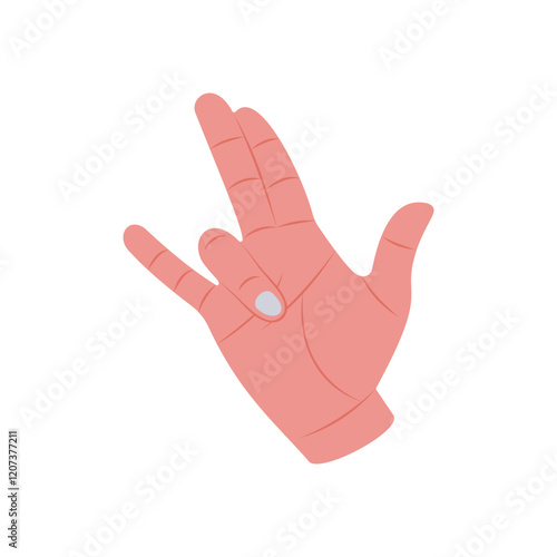 Haters Hand Gesture Icon, Vector illustration