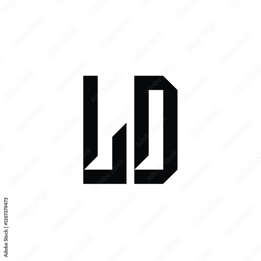 LD monogram logo design letter text name symbol monochrome logotype alphabet character simple logo LD monogram logo design letter text name symbol monochrome logotype alphabet character simple logo