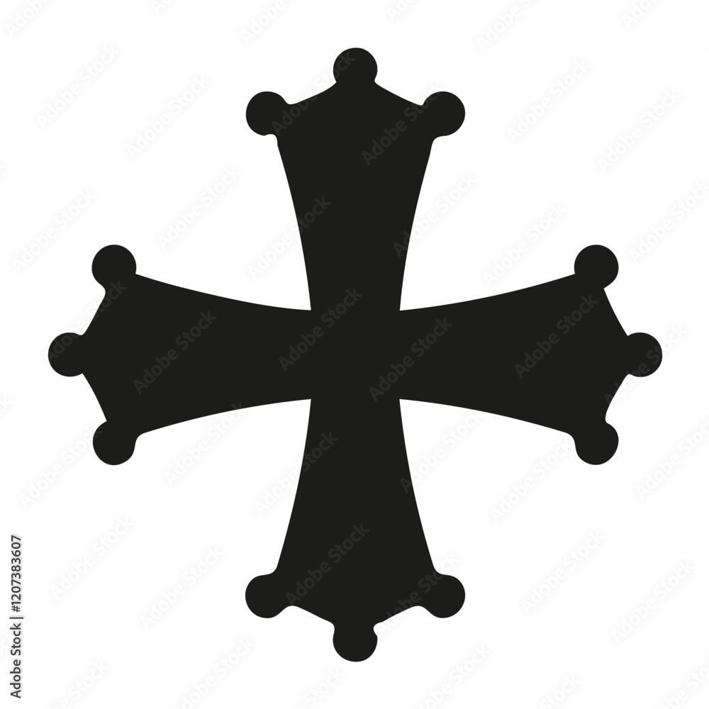 Ornate Christian Cross Design for Spiritual Imagery Ornate Christian Cross Design for Spiritual Imagery