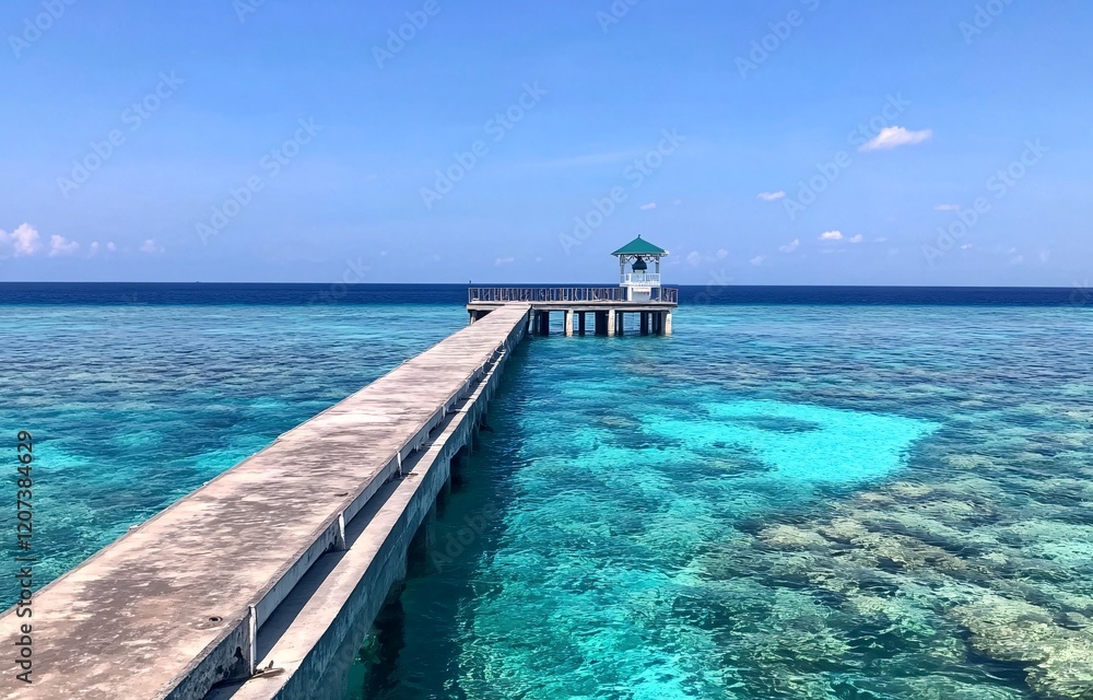 wooden bridge over the sea wooden bridge over the sea