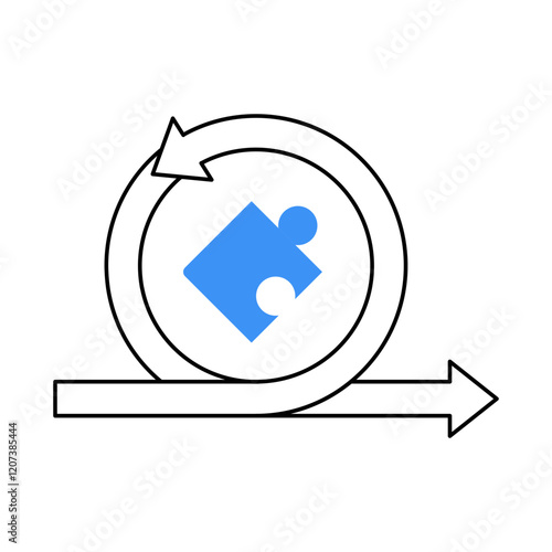 Problem Solver – Puzzle Piece Representing Effective Solutions to Challenges