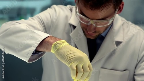 scientist working in laboratory