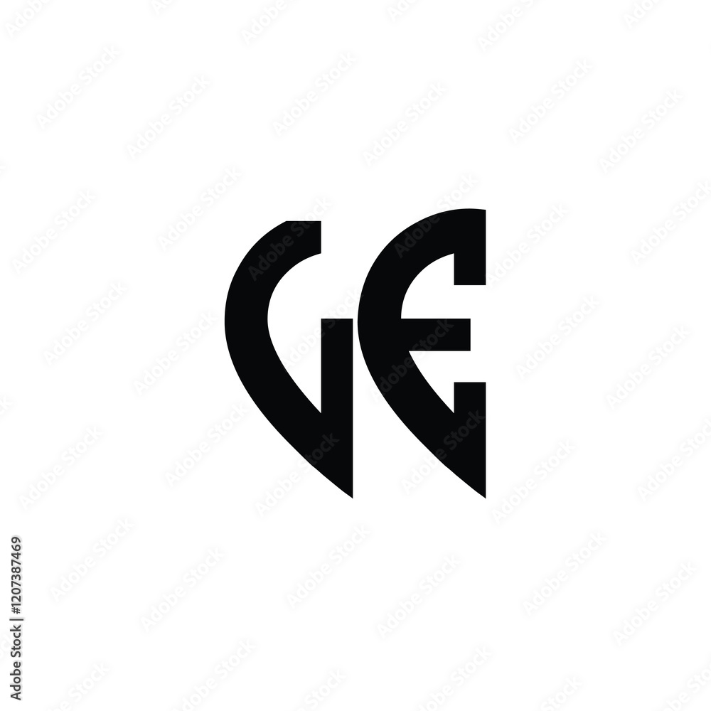 LE monogram logo design letter text name symbol monochrome logotype alphabet character simple logo LE monogram logo design letter text name symbol monochrome logotype alphabet character simple logo