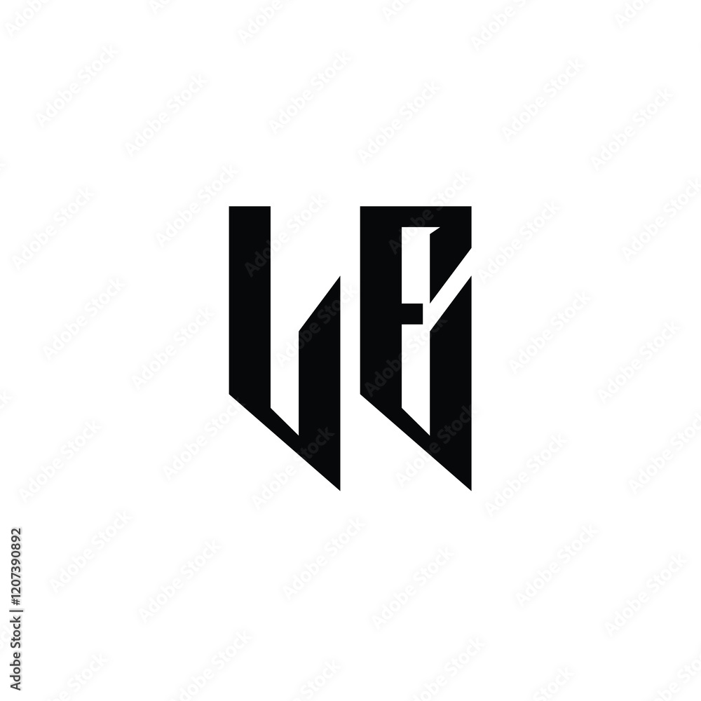 LE monogram logo design letter text name symbol monochrome logotype alphabet character simple logo LE monogram logo design letter text name symbol monochrome logotype alphabet character simple logo