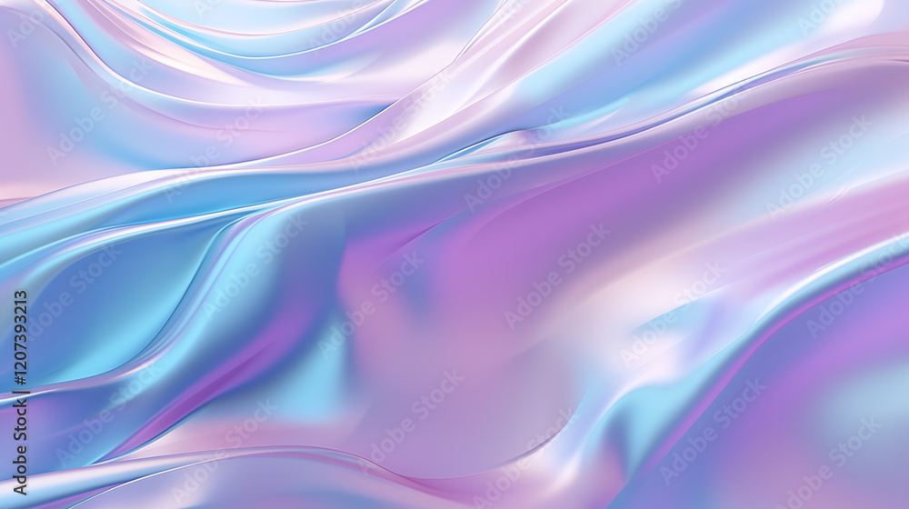 A purple and blue fabric with a wave pattern A purple and blue fabric with a wave pattern