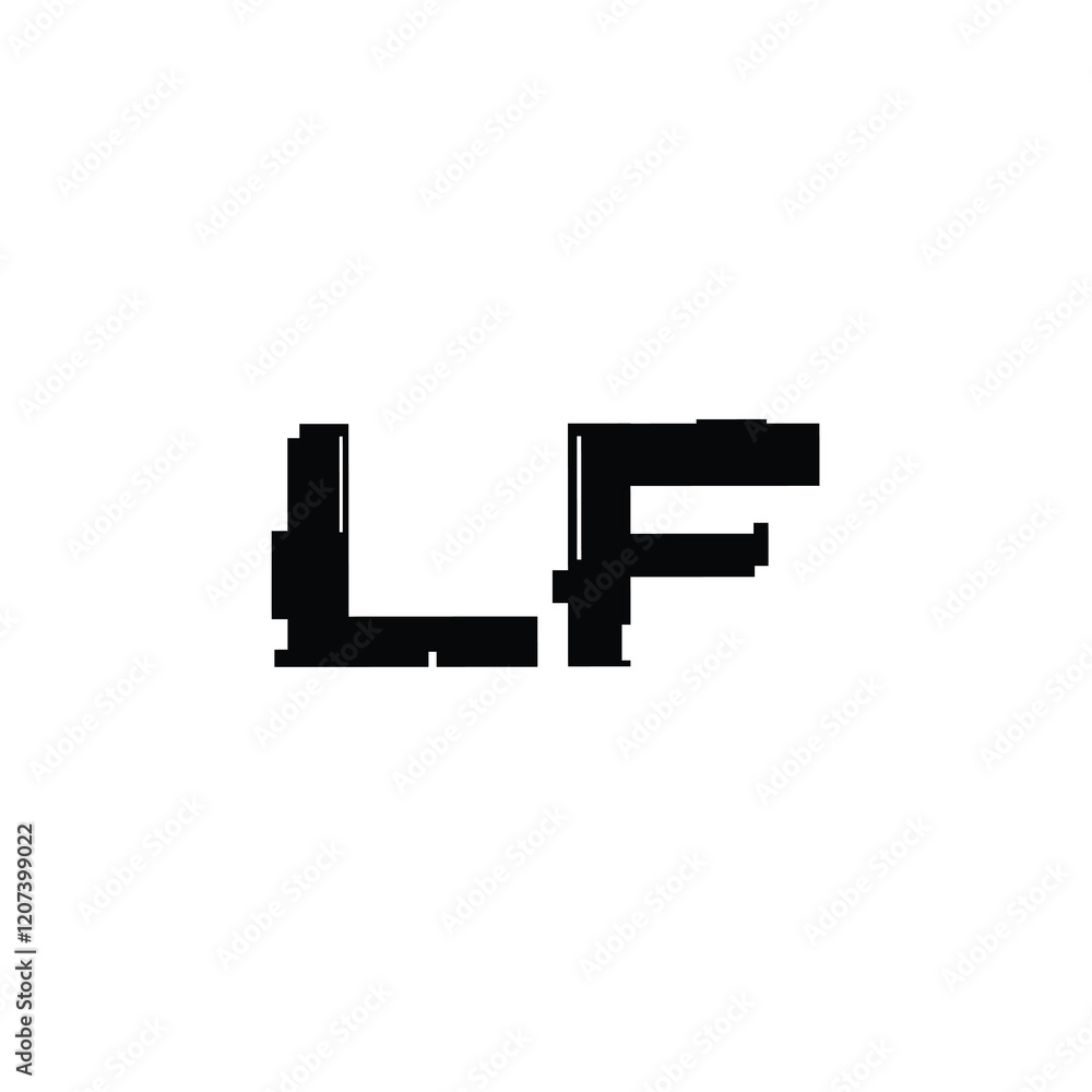 LF monogram logo design letter text name symbol monochrome logotype alphabet character simple logo LF monogram logo design letter text name symbol monochrome logotype alphabet character simple logo