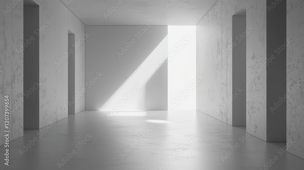 Interior empty room minimalist background Interior empty room minimalist background