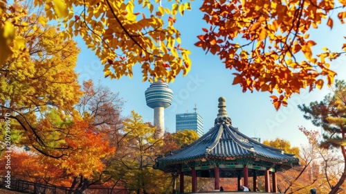 Autumn Colors in Seoul, South Korea