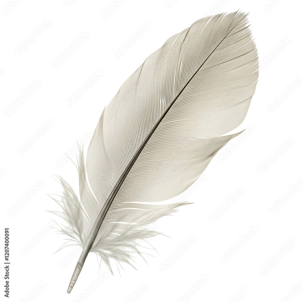 Realistic Feather Render with Detailed Texture Realistic Feather Render with Detailed Texture