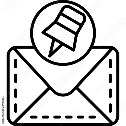 Paper pin Icon