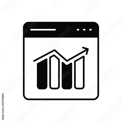 Seo Monitoring vector icon