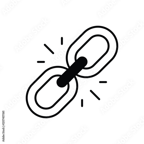 Backlinks vector icon