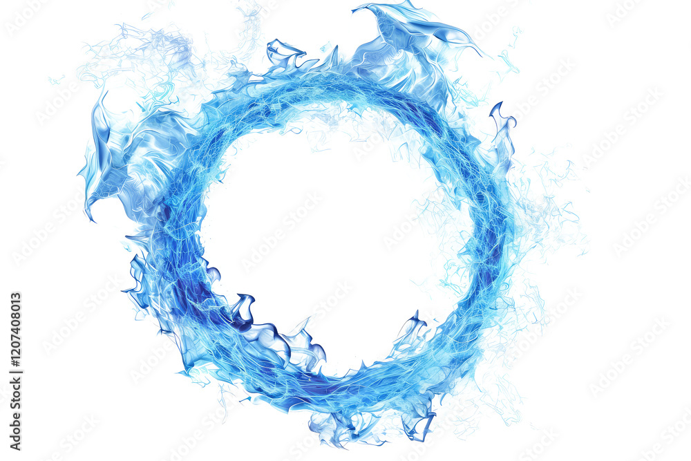 Obraz premium bonfire isolated on white.