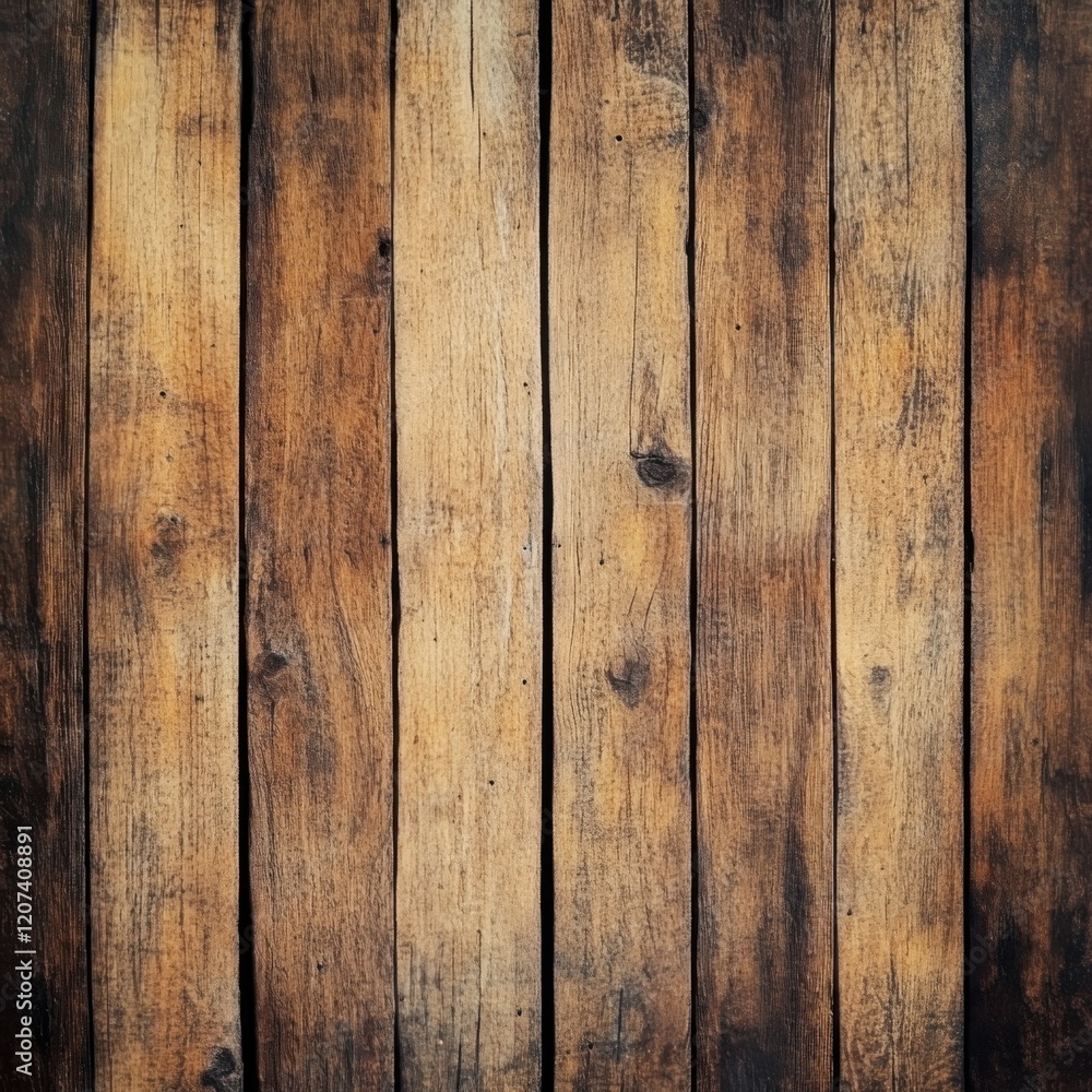 Naklejka premium A background featuring a wooden texture, designed with a clean and natural aesthetic. The composition includes an open space specifically designated for placing a sign or label.